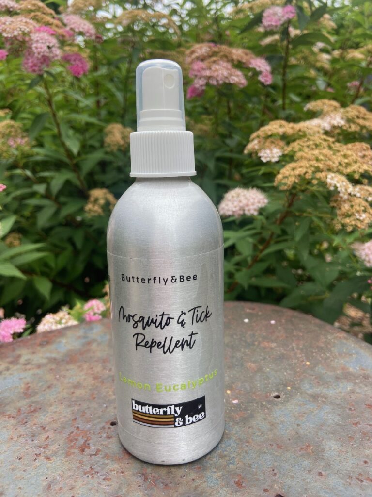 Natural Tick&Repellent Spray Lemon Eucalyptus - Butterfly&Bee