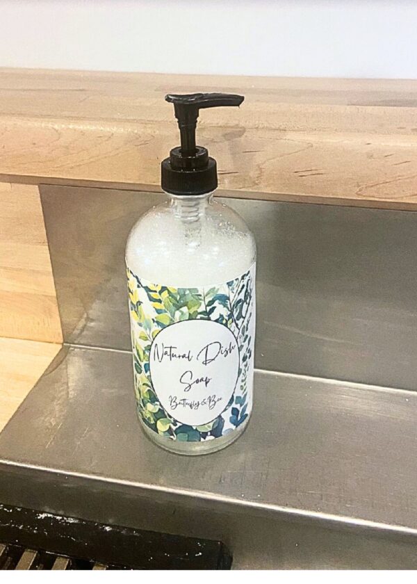 Organic Dish Soap Natural Dish Soap  Eco Friendly Dish Soap Non-Toxic Dish Soap Dish Soap for Sensitive Skin - Image 3