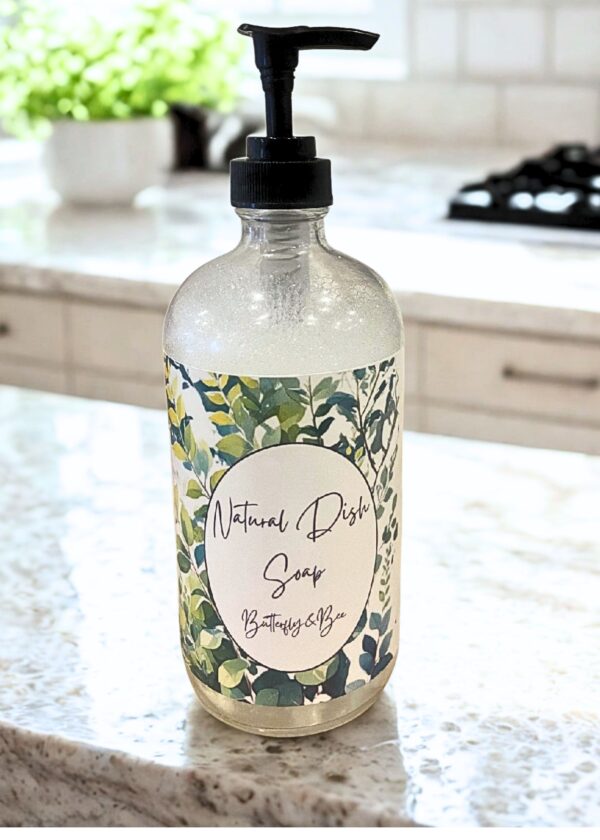 Organic Dish Soap Natural Dish Soap  Eco Friendly Dish Soap Non-Toxic Dish Soap Dish Soap for Sensitive Skin - Image 4