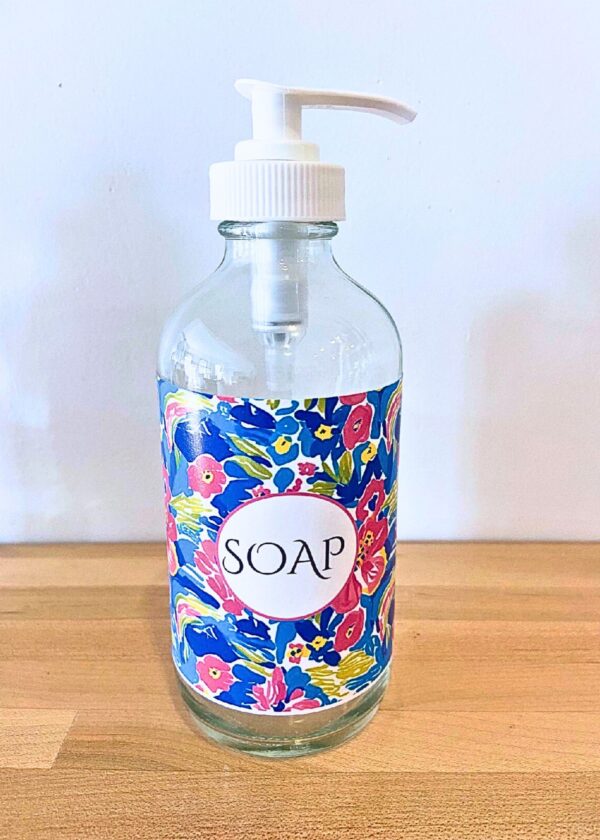Soap Dispenser Customized Soap Dispenser with Organic Hand Soap Glass Soap Dispenser for Kitchen and Bath Organic Hand Soap with Pump - Image 4