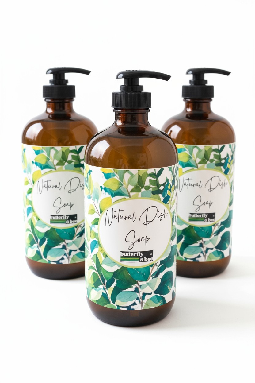 Organic Dish Soap Natural Dish Soap Eco Friendly Dish Soap Non-Toxic Dish Soap Dish Soap for Sensitive Skin - Image 3