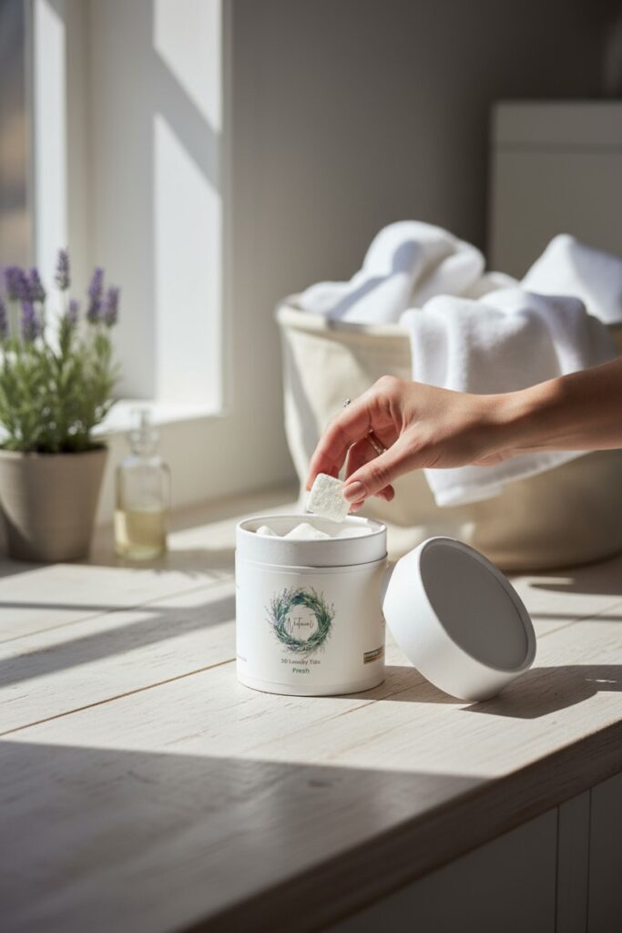 Zero Waste Laundry Tabs, Plastic Free