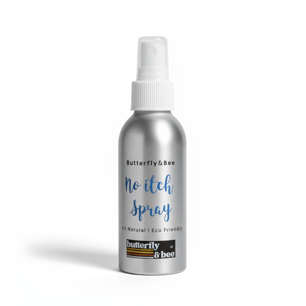 Relief the itch spray. After bug bite anti itch spray.