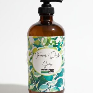Organic Dish Soap,, Pure Ingredients, No Plastic Packaging