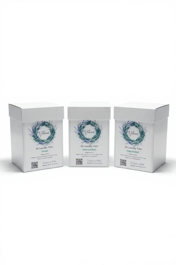 Natural Laundry Tabs, Zero Plastic Laundry Pods