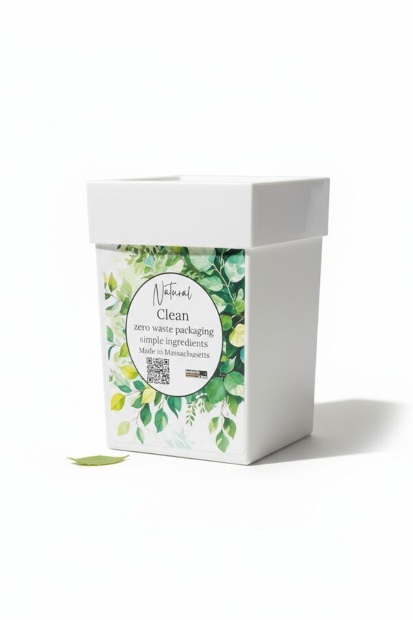 Natural Laundry Tabs, Simple Ingredients Laundry Pods, Plastic Free