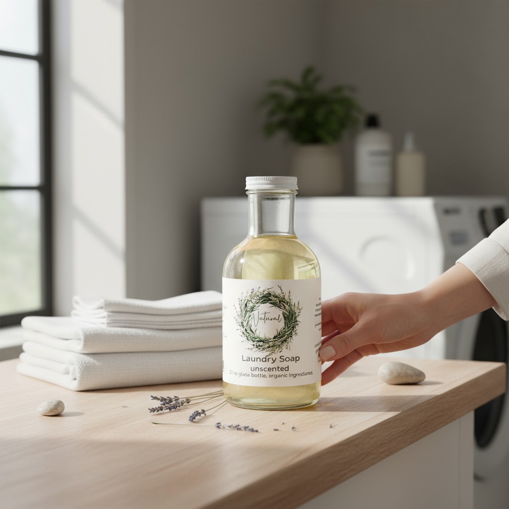 Butterfly & Bee Natural Laundry Soap Safe for HE Machines. Organic Ingredients