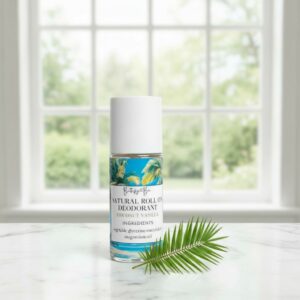 Aluminum Free and Baking Soda Free Deodorant in Glass 