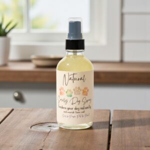 Smelly Dog Spray, Get rid of that wet dog smell naturally. You dog can smell like they just left the groomer, with all natural spray.