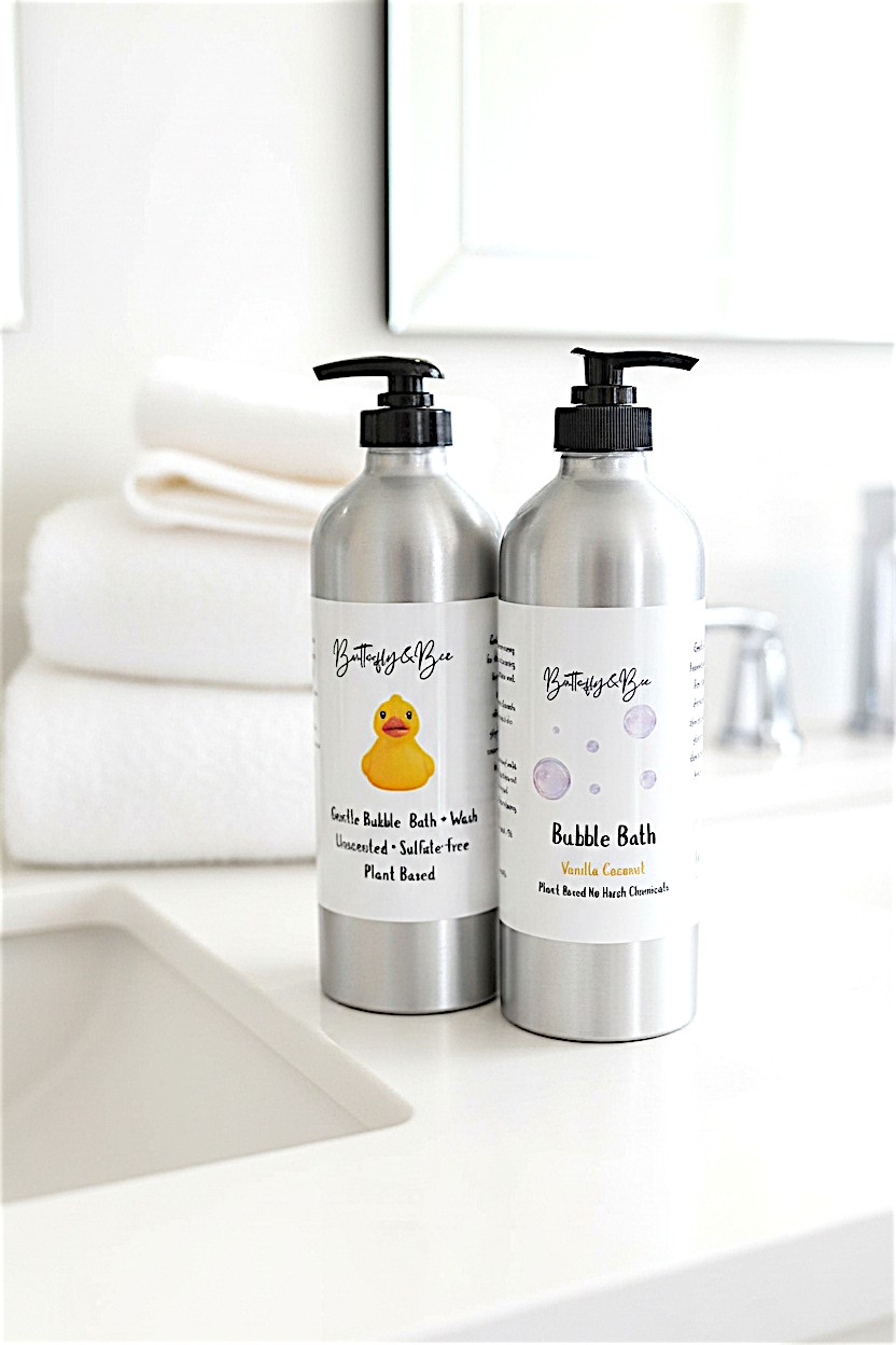 Bubble Bath for Babies, ,Plant Based Soft Bubbles