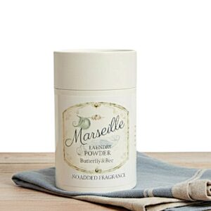 Laundry Detergent Powder Unscented Natural Laundry Soap, HE Safe Zero Waste Laundry, Made with Savon de Marseille Soap Flakes