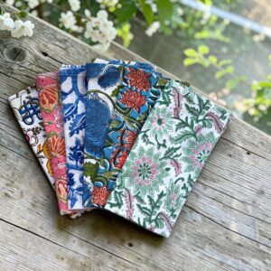 Mix and Match Napkins, Block Print Napkins