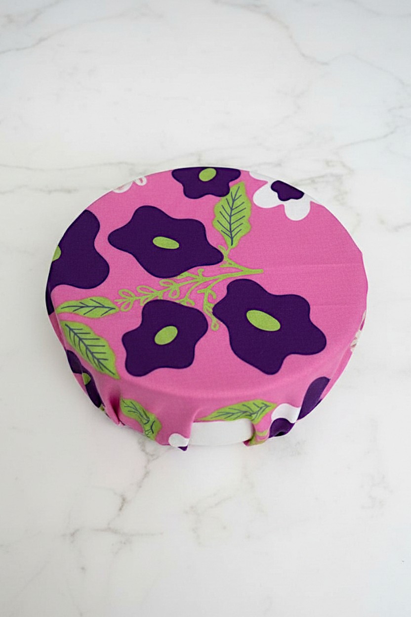 Extra Large Beeswax Food Wraps Set of 2 Reusable Food Storage Wraps for Bread, Bowls & Fruit, Plastic Wrap Alternative, Beeswax Bread Bag - Image 2