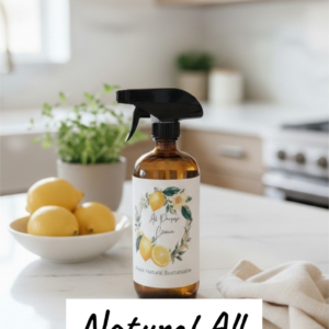 Natural All Purpose Cleaner in Glass Bottle