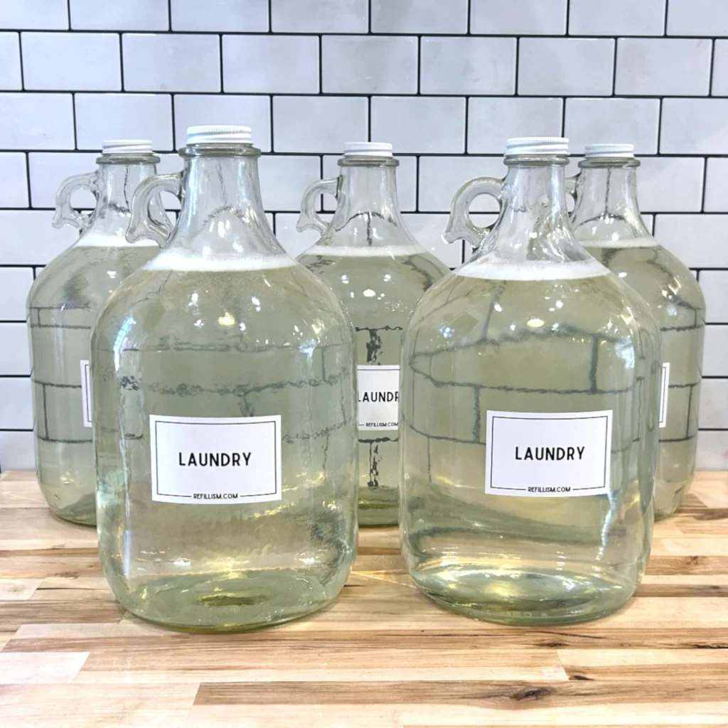 Laundry Detergent in Refill Bottle