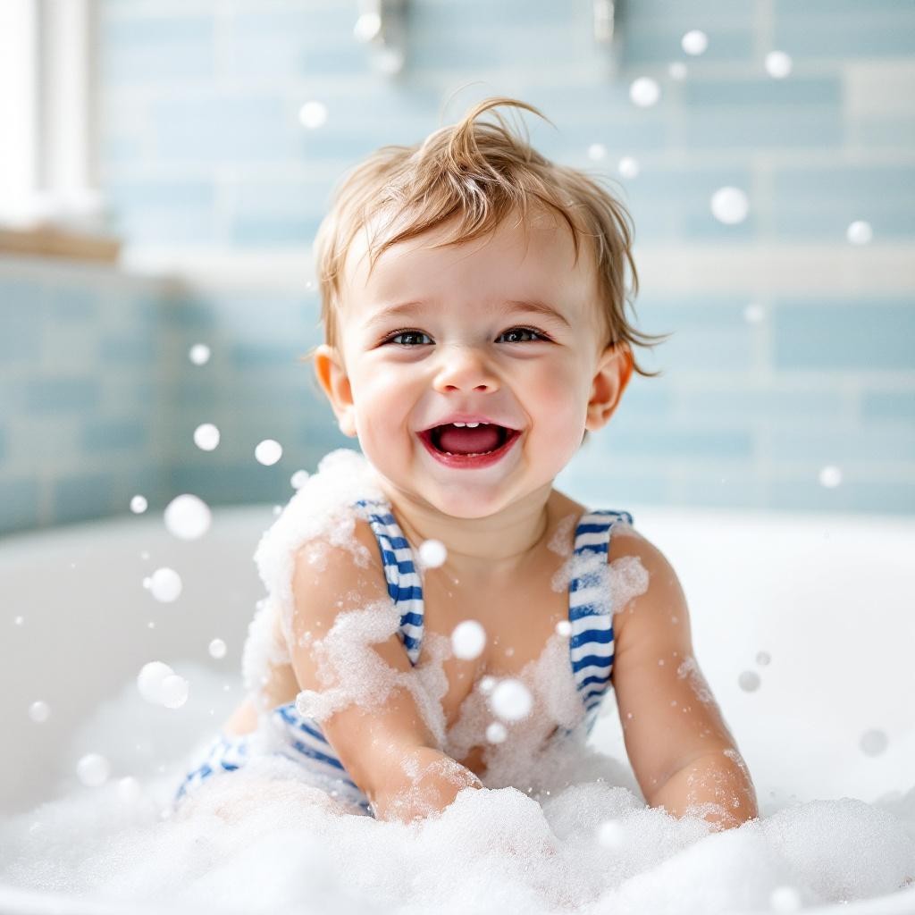 A Safer Bubble Bath for Kids