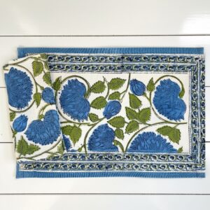 Floral cotton placemats