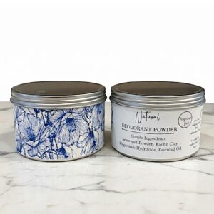 Natural Body Deodorant Powder