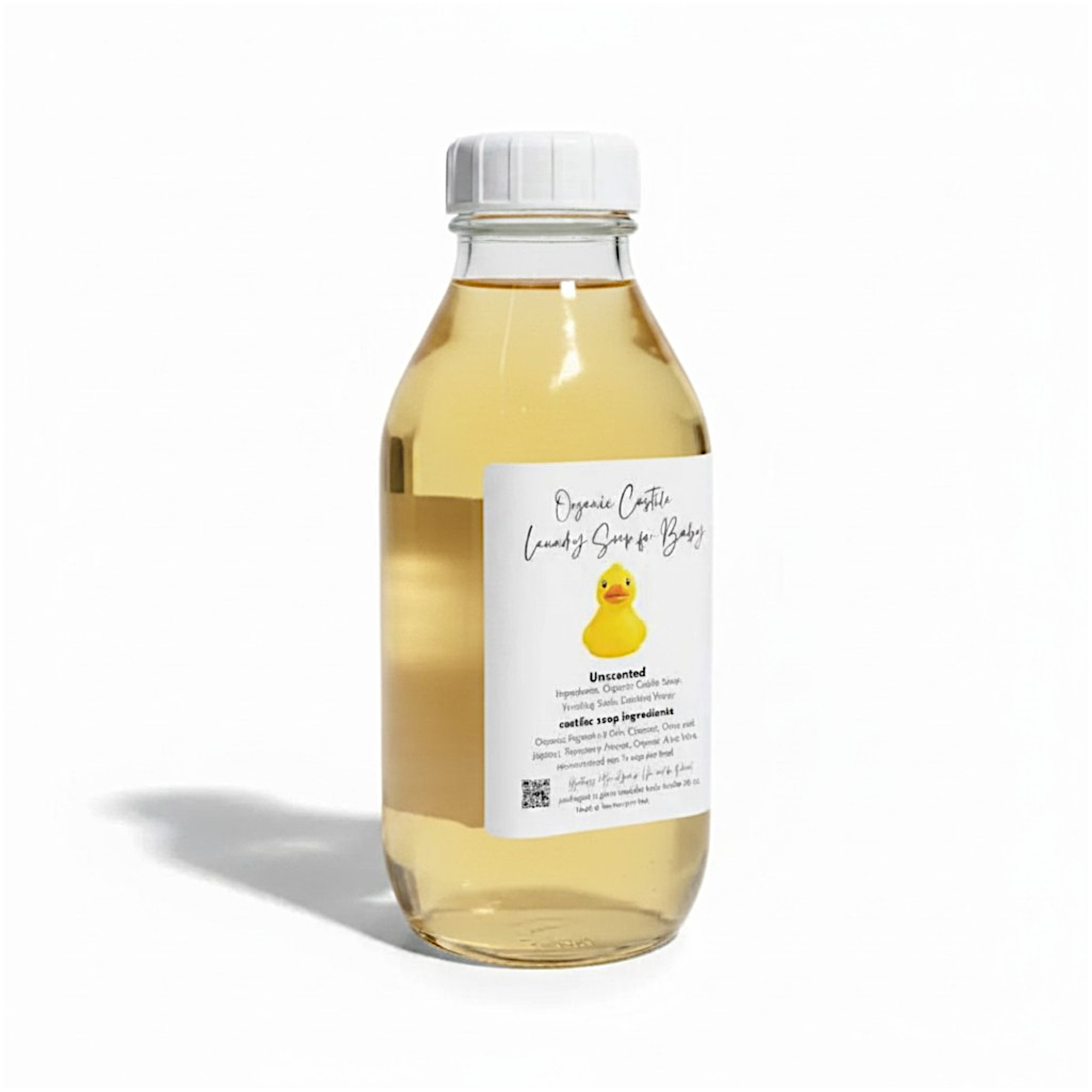 Organic Liquid Laundry Soap, Laundry Detergent for Babies Natural Laundry Soap Makes a Great Gift for New Mom Laundry Soap in Glass Baby Jar - Image 3