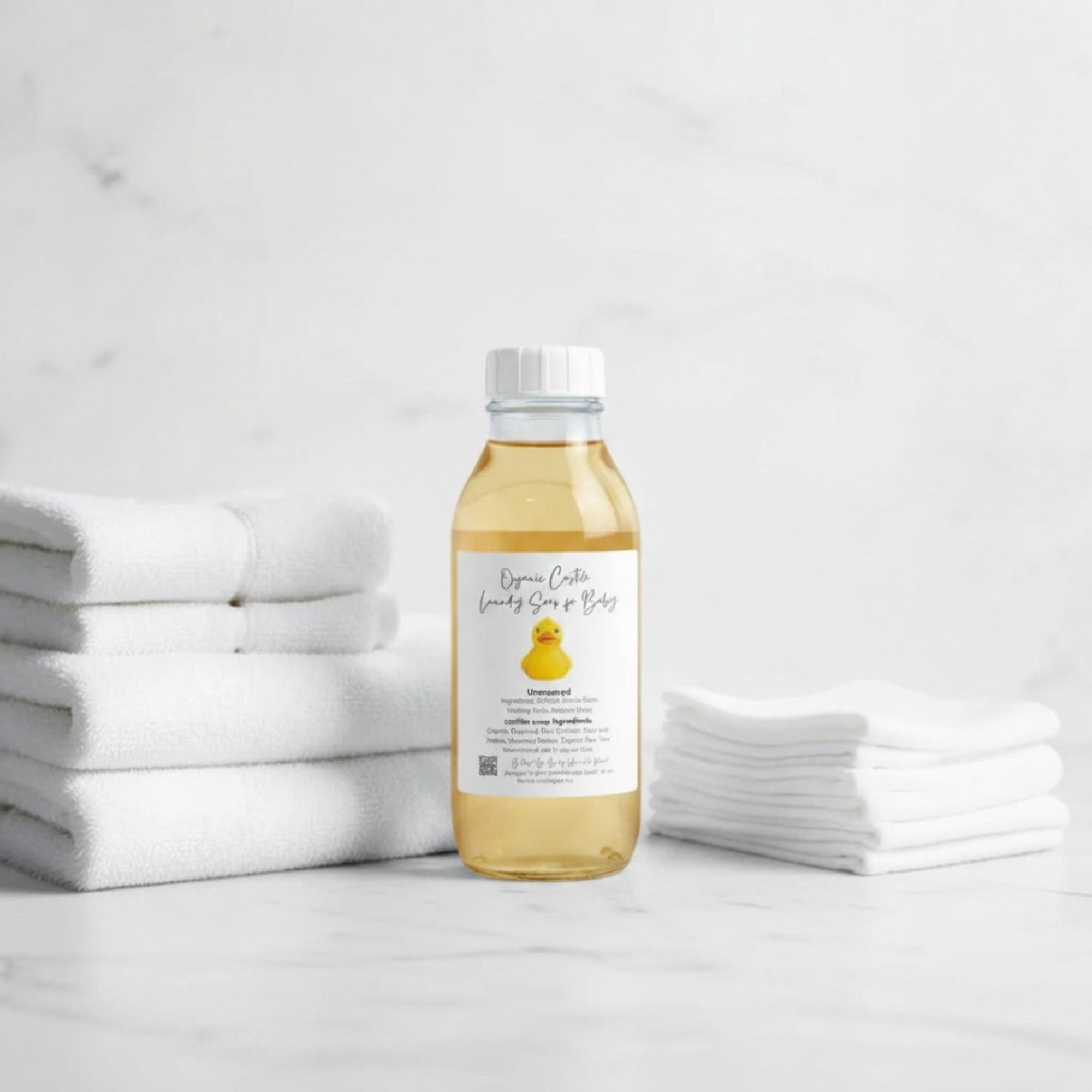Organic Liquid Laundry Soap, Laundry Detergent for Babies Natural Laundry Soap Makes a Great Gift for New Mom Laundry Soap in Glass Baby Jar - Image 4