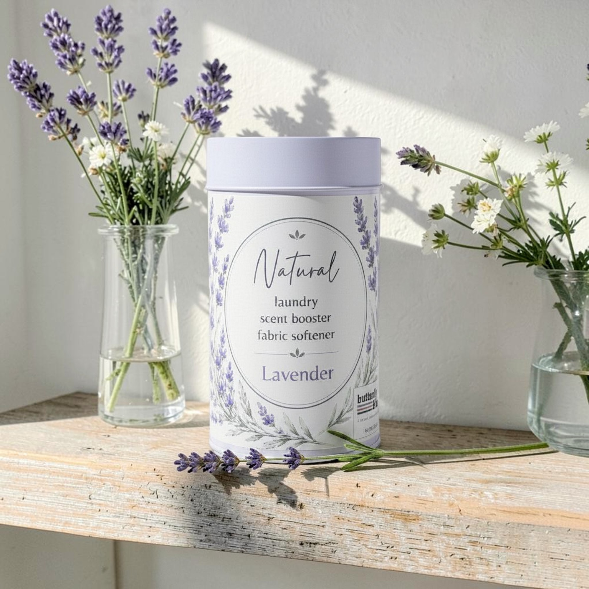 Natural Laundry Scent Booster, plastic free, toxic free.