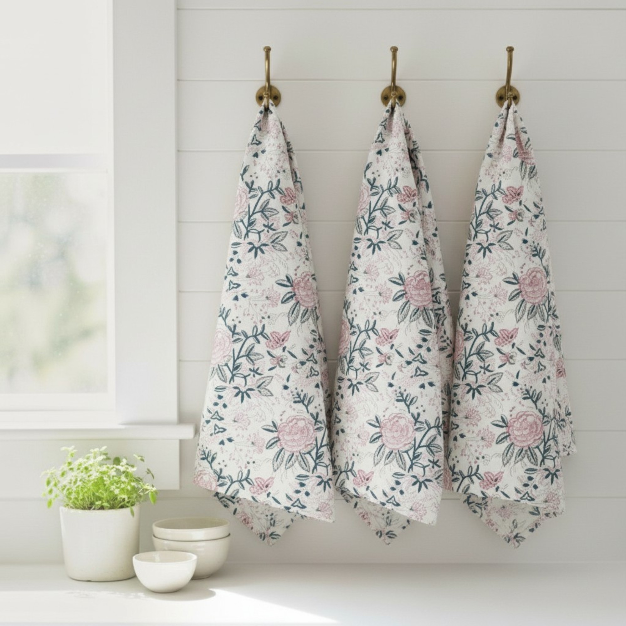 Vintage Rose Kitchen Towel