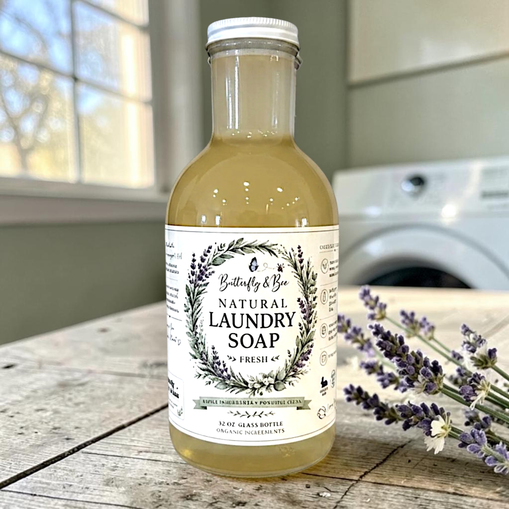 Organic Liquid Laundry Detergent
